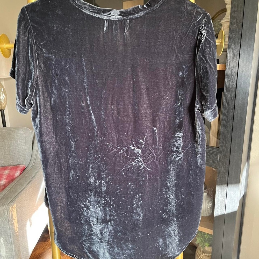 Crushed velvet witchy Renaissance cottage core top 90s Y2K